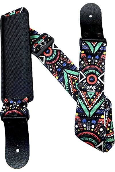MEDUSA Arte Band Ремінь для гітари з захистом для плеча та шкіряними кінцями