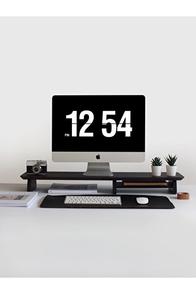 Fagus Wood Bilgisayar Yükseltici, Monitör Standı, Ahşap Ekran Yükseltici (CEVİZ)