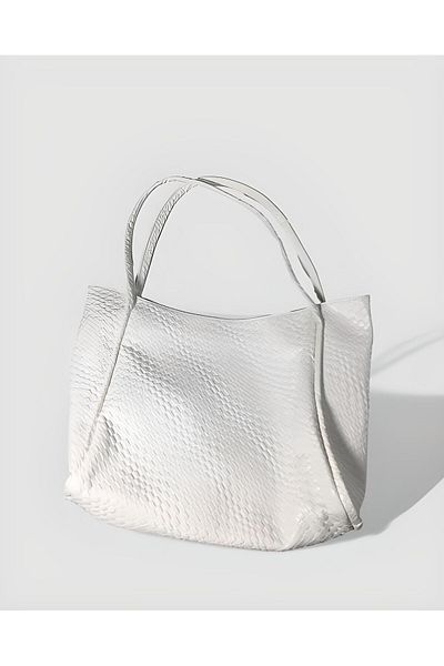 YMZBAG Nou Patterned Double Handle Shopper Bag