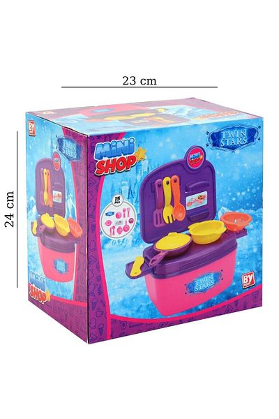 hak-iş oyuncak مجموعة مطبخ Minishop المعبأة