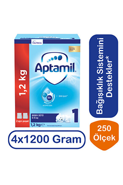 Aptamil Devam Sütü 1 Numara 1200 gr 4 lü Paket