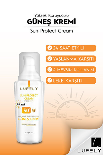 LUFELY Spf 50+ Leke Karşıtı - Aydınlatıcı Yüksek Korumalı Vücut Ve Yüz Güneş ...