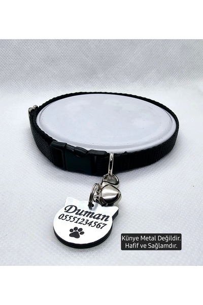 hebmeyy Kedi Tasması, isimlikli kedi boyun tasması, kayboldum kedi tasması, k...