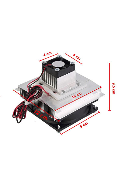 Genel Markalar Termo Elektrik Peltier Soğutucu Sistem DC 12V 6A 60W Mini Klim...