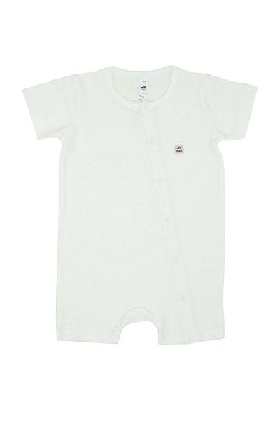 Jrmori Basic Short Jumpsuit with Snap Fasteners