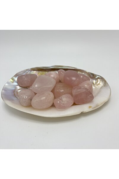 YILDIZ DOĞAL TAŞ Pembe Kuvars Tımbıl Doğal Taş (1 adet )