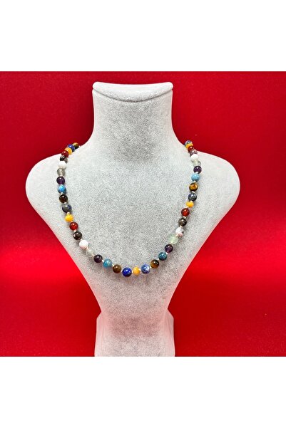 YILDIZ DOĞAL TAŞ Sertifikalı Doğal Taş Başarı Kolyesi Ayarlanabilir Ölçü