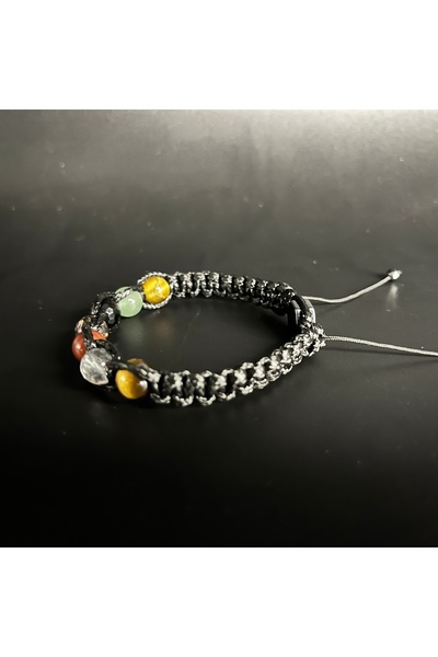 YILDIZ DOĞAL TAŞ SERTİFİKALI BOĞA BURCU DOĞAL TAŞ DERİ BİLEKLİK KUVARS AVENTU...