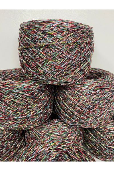 göçer Plasa vizuala multi bumbac multicolor cu sclipici 700 gr