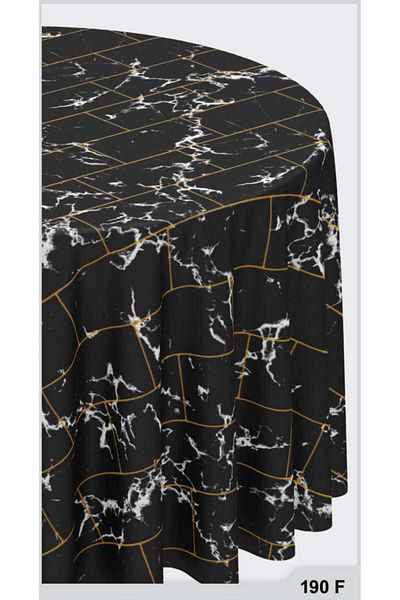 Herseyygüzell Fata de Masa Rotunda Pvc stersabila 140 Cm Diametru