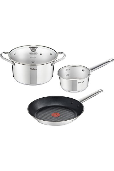 TEFAL 3 PIECES Cookware Pan Set B815S4