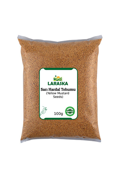 Laraska Sarı Hardal Tohumu 100g - Yellow Mustard Seeds
