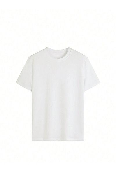 Jose Clothing Μπλουζάκι με λευκή στάμπα Unisex από οργανικό βαμβάκι Oversize - Κοντό μανίκι