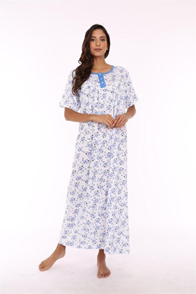 SEVA Anne Gecelik, Hastane Geceliği Uzun Boydan Bileğe Kadar Namaz Elbisesi 140cm Rahat Kalıp