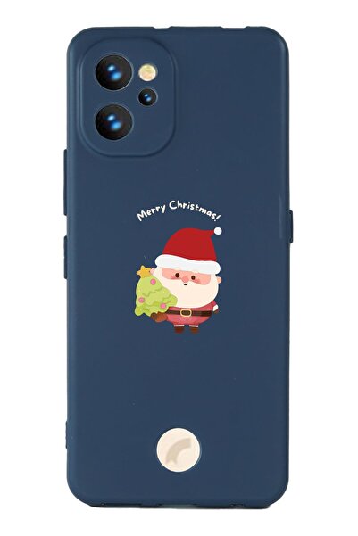 Reeder حافظة سيليكون S19 Max Pro مطبوعة وحماية الكاميرا باللون الأزرق الداكن