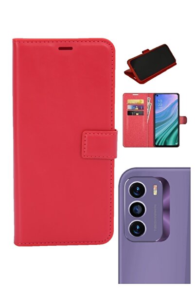 Reeder S19 Max Pro S Uyumlu Kamera Korumalı Cüzdanlı Ve Kapaklı Kılıf