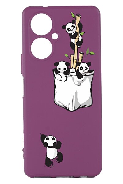 TECNO Camon 19 Printed and Camera Protected Purple Color Silicone Case