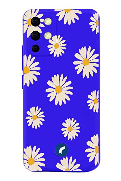 Reeder حافظة سيليكون باللون الأزرق S19 Max مع طباعة وحماية الكاميرا