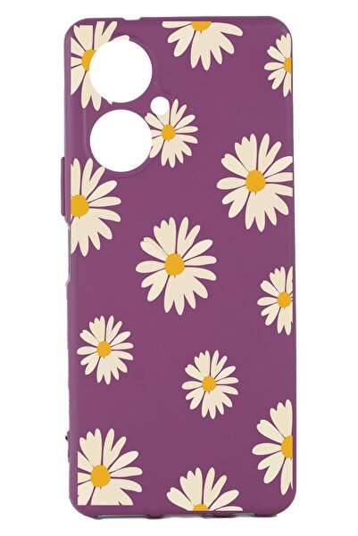 TECNO Camon 19 Printed and Camera Protected Purple Color Silicone Case