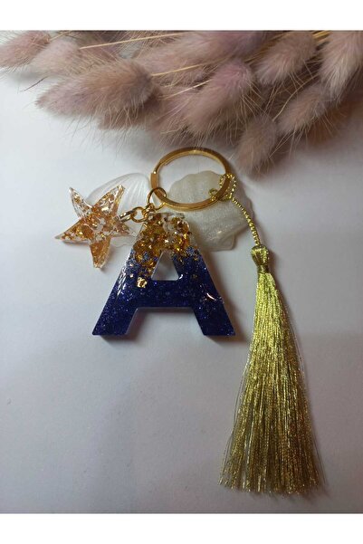 demirbasavm سلسلة مفاتيح مصنوعة يدويًا من الإيبوكسي