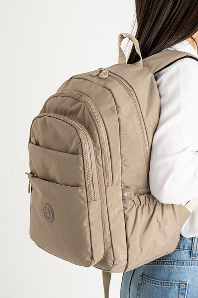 RKY SERENITY Mega Water Resistant Clinker Fabric Σχολικό σακίδιο πλάτης μεγάλου μεγέθους κατάλληλο για καθημερινή χρήση φορητού υπολογιστή και αθλητικής χρήσης