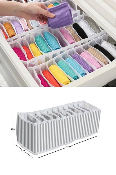 BTS Shop 11 Compartment Drawer Accordion Organizer Small