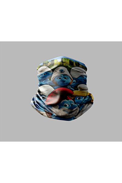 Buffalo قناع برتقالي خارجي للجنسين - تصميم السنافر لراكبي الدراجات النارية