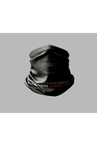 Buffalo Ataturk Designed Unisex Outdoor Bandana - Biker Buff Mask, Neck Collar