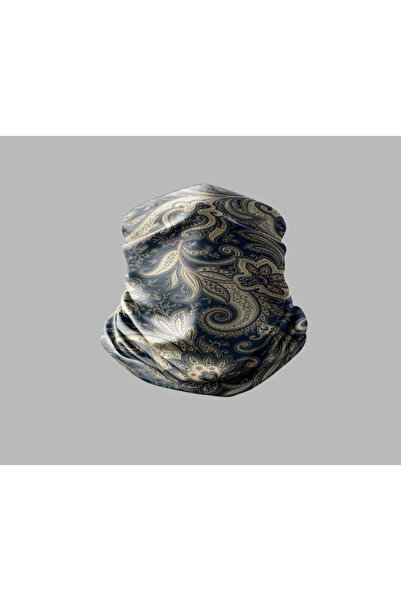 Buffalo Unisex Outdoor Neck Collar Bandana - Marbling Art Design, Biker Buff ...