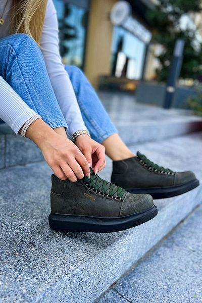 Ramer KHAKI CH258 CST Ρωμαϊκά Γυναικεία Μποτάκια