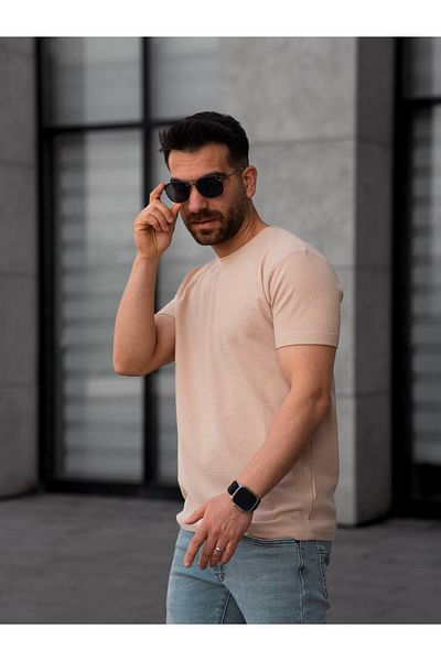 ALVIRA ΑΝΔΡΙΚΟ TSHIRT CREW ΛΑΙΜΟΣ RAPIDO ΥΦΑΣΜΑ
