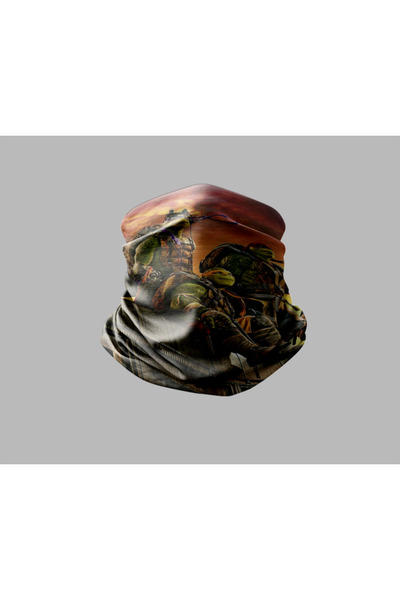 Buffalo 5D Karakter Tasarımlı Motorcu Buff Maske Outdoor Boyunluk Unisex Bandana