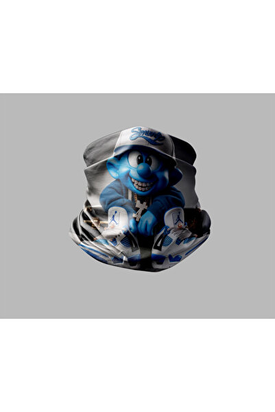 Buffalo قناع برتقالي خارجي للجنسين - تصميم السنافر لراكبي الدراجات النارية