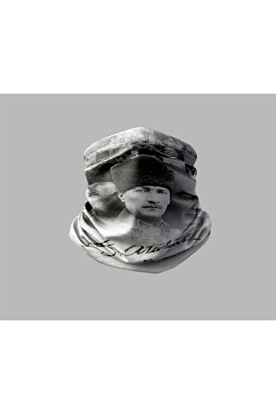 Buffalo Atatürk Tasarımlı Motorcu Buff Maske Outdoor Boyunluk Unisex Bandana