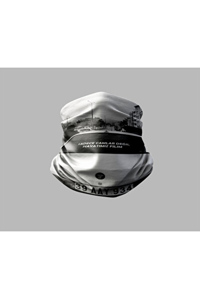 Buffalo Duvar Yazısı Tasarımlı Motorcu Buff Maske Outdoor Boyunluk Unisex Ban...