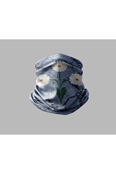 Buffalo Unisex Outdoor Neck Collar Bandana - Marbling Art Design, Biker Buff ...