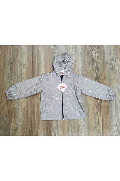 Little Baby Dinosaur Patterned Baby Raincoat