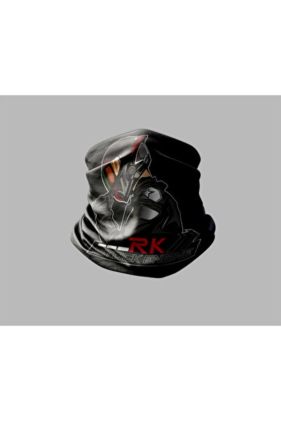 Buffalo Motorcycle Designed Biker Buff Mask Outdoor Neck Collar Unisex Bandana