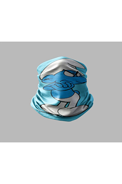 Buffalo قناع برتقالي خارجي للجنسين - تصميم السنافر لراكبي الدراجات النارية