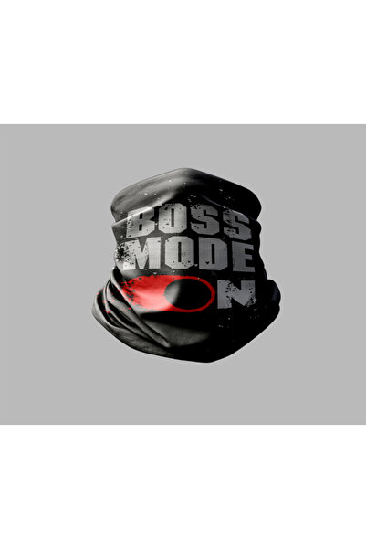 Buffalo قناع راكب الدراجة النارية بتصميم حروف للجنسين مع طوق للرقبة في الهواء الطلق