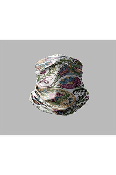 Buffalo باندانا طوق الرقبة للجنسين - تصميم فني رخامي، قناع راكب الدراجة النارية