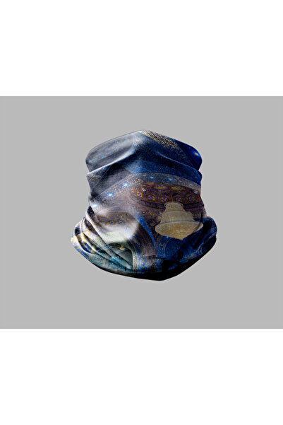 Buffalo Ebru Sanatı Tasarımlı Motorcu Buff Maske Outdoor Boyunluk Unisex Bandana