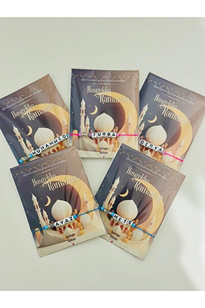 HARİKALAR DÜKKANI Special Design Ramadan Gift Bracelet 10 Pack