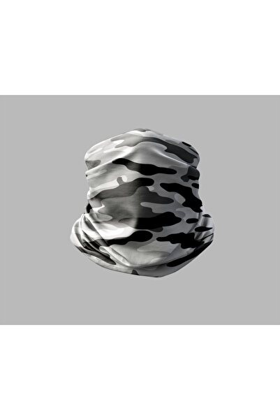 Buffalo Kamuflaj Tasarımlı Motorcu Buff Maske Outdoor Boyunluk Unisex Bandana