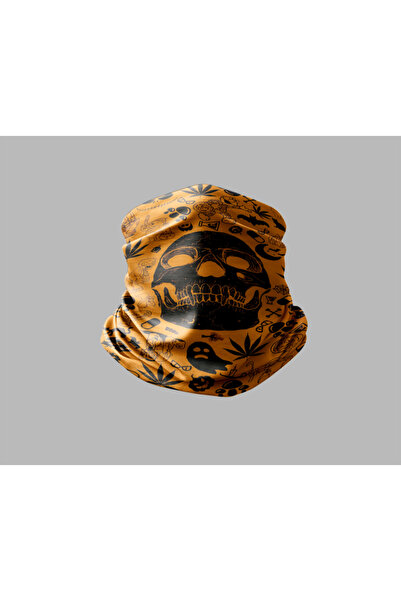 Buffalo Unisex Outdoor Buff Mask - Skull Design, Neck Collar Biker Bandana