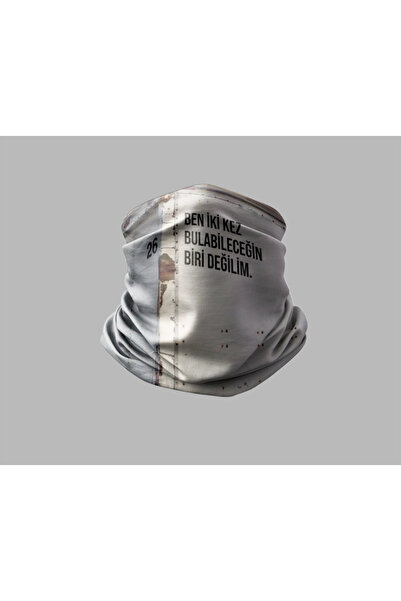 Buffalo باندانا للجنسين للاستخدام الخارجي - تصميم حروف جدارية، قناع راكب الدر...