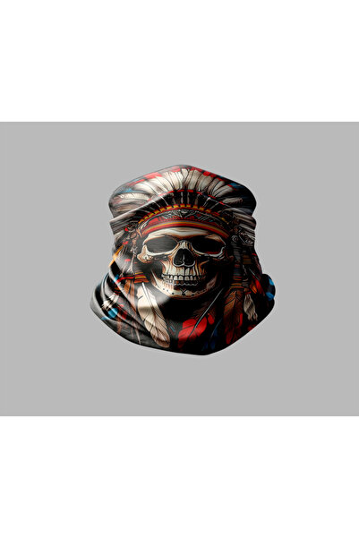 Buffalo Kuru Kafa Tasarımlı Motorcu Buff Maske Outdoor Boyunluk Unisex Bandana