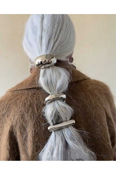 Monalisa Kadın Gümüş Lastik Toka