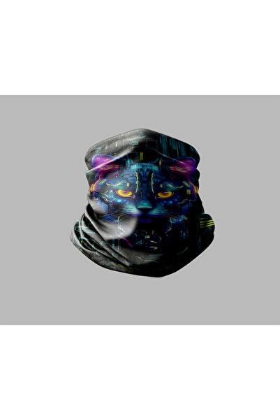 Buffalo قناع راكب الدراجة النارية بتصميم شخصية 5D، طوق رقبة خارجي للجنسين، با...