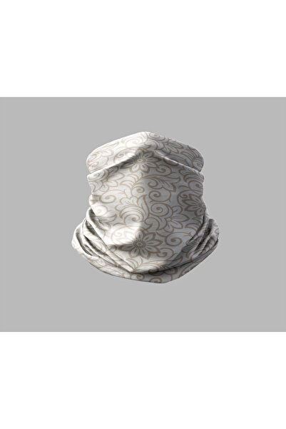 Buffalo باندانا طوق الرقبة للجنسين - تصميم فني رخامي، قناع راكب الدراجة النارية